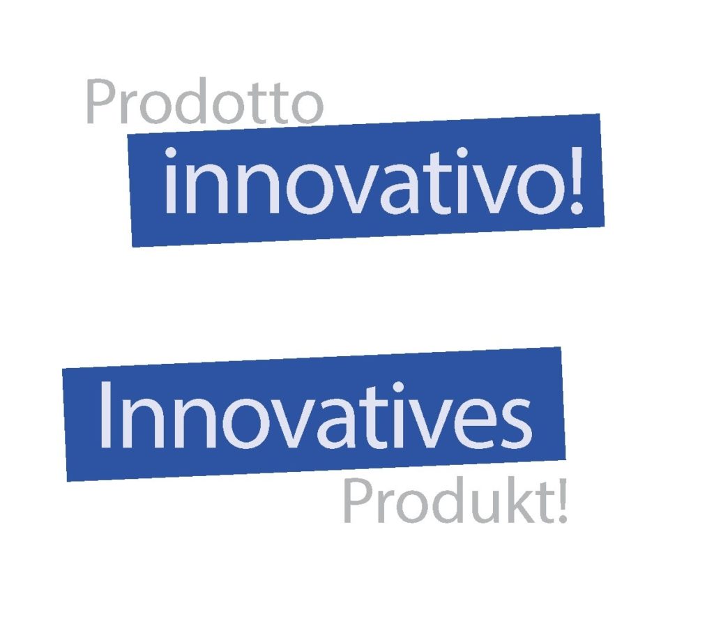 Überschrift Prodotto Innovativo - Innovatives Produkt